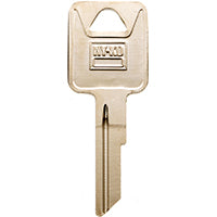 Hy-Ko 11010RA7 Automotive Key Blank, Brass, Nickel, For: AMC Vehicle Locks, RA7 Key Number