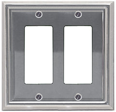 2-202RR WALLPLATE DBL-R CHROME