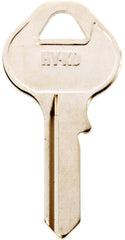 Hy-Ko 11010M11 Key Blank, Brass, Nickel, For: Master Locks and Padlocks