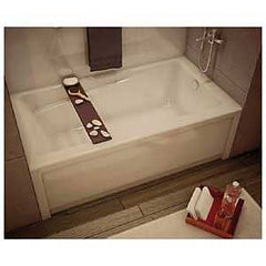 Maax New Town 6032 Series 105456-L-000 Bathtub, 38 to 44 g, 59-3/4 in L, 32 in W, 20-1/2 in H, Alcove Installation