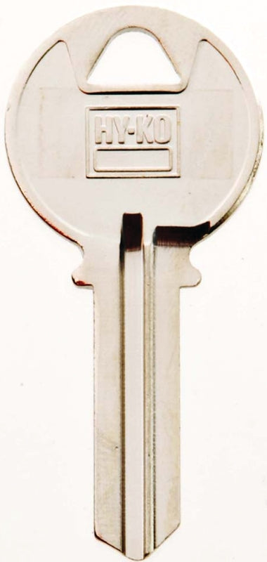 Hy-Ko 11010K2 Key Blank, Brass, Nickel, For: Keil Cabinet, House Locks and Padlocks