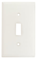 WALL PLATE TOGGLE 1GANG WHITE