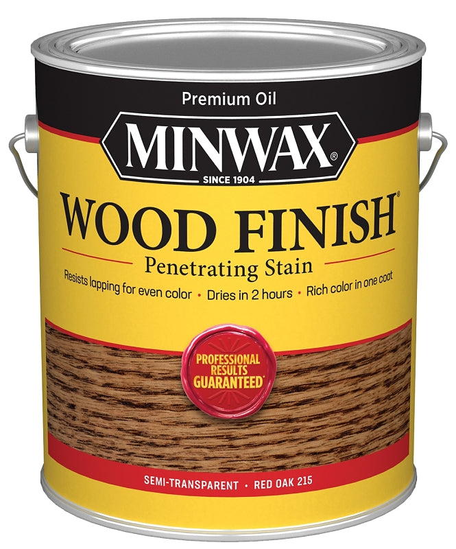 Minwax Wood Finish 71040000 Wood Stain, Red Oak, Liquid, 1 gal, Can