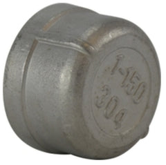 CAP STAINLESS STEEL 1IN
