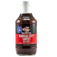 Three Little Pigs OW85500 BBQ Sauce, Sweet, 16 oz