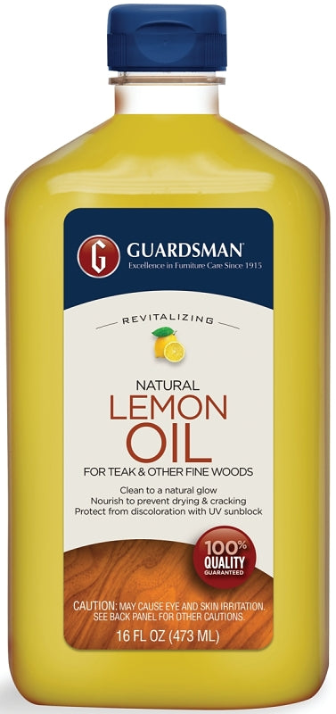 Guardsman 461700 Lemon Oil, 16 oz, Yellow, Liquid, Slight