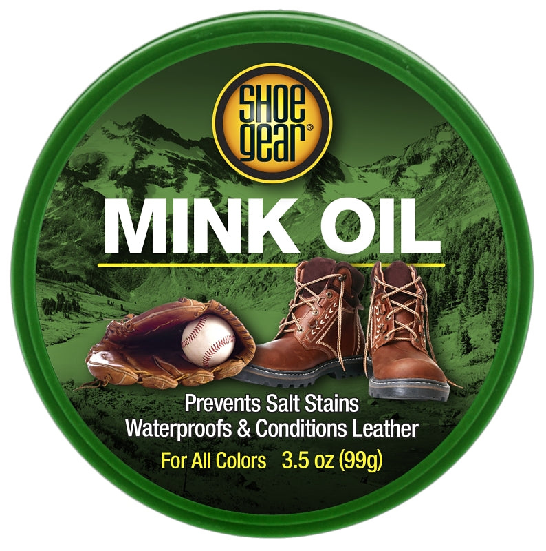 Shoe Gear 1N4418-3 Mink Oil, 3.5 oz