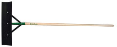 Razor-Back 83111 Barn Scraper, 24 in Blade, Reversible Blade, 24 in W Blade, 6 in L Blade, HCS Blade, Wood Handle, White