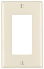 Decora 80401-M26-TMP Wallplate Pack, 4-1/2 in L, 2-3/4 in W, 1 -Gang, Plastic, Light Almond