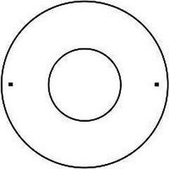 Selkirk 206488 Trim Plate Spacer, Steel, Black, Matte