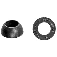 Danco 36590B Cone Faucet Washer, 7/16 in ID x 3/4 in OD Dia, 5/16 in Thick, Rubber
