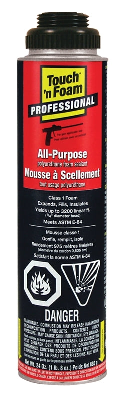 Touch 'n Foam 4004528730 Foam Sealant, Cream, 680 g Aerosol Can