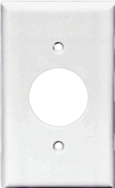 Eaton Wiring Devices PJ7W Wallplate, 4-1/2 in L, 2-3/4 in W, 1 -Gang, Polycarbonate, White, High-Gloss