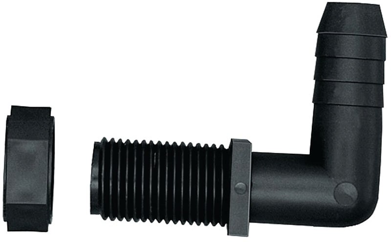 Green Leaf NTL 12 P 2PK Hose Elbow, Polypropylene, For: Terminating Ends of Spray Boom