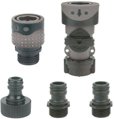 Gilmour 829404-1002 Quick-Connector Set, Threaded, Polymer