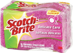 Scotch-Brite DD-3-12-CA Scrub Sponge, 4.4 in L, 2.6 in W, 0.8 in Thick