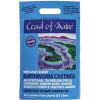 Coast of Maine WB8C-40 Wiscasset Blend Earthworm Casting, 8 qt Bag