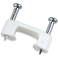 Gardner Bender PSM-1550T Cable Staple, 1/2 in W Crown, Plastic/Polyethylene