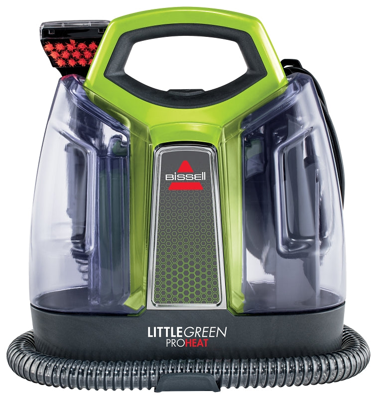 Bissell Little Green 2513E Portable Carpet and Upholstery Cleaner, 37 oz Tank, Cha Cha Lime