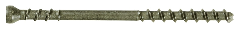 Camo 345128 Deck Screw, #7 Thread, 1-7/8 in L, Trim Head, Star Drive, Carbon Steel, ProTech-Coated