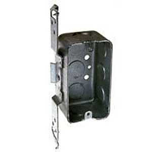 Orbit HB-1-50-FB Handy Box, 1 -Gang, 8 -Knockout, 1/2 in Knockout, Steel, Gray, Galvanized, TS Bracket Mounting
