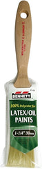 BENNETT P3-30 Paint Brush, 1-1/4 in W, Polyester Bristle