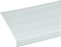 Amerimax 77104 Fascia Trim, 12 ft L, 8 in W, 0.0112 Gauge, Aluminum, White, Enamel
