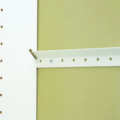 Easy Track RE1048 Rail, 14 ga Thick Material, 48 in W, Steel