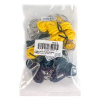 Hy-Ko KB356-10 Lanyard Assortment, 1 in W, Polyester, Assorted