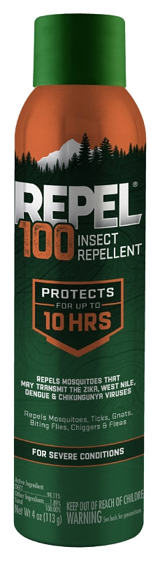 Repel HG-94210 Insect Repellent, Aerosol, Unscented, 4 oz