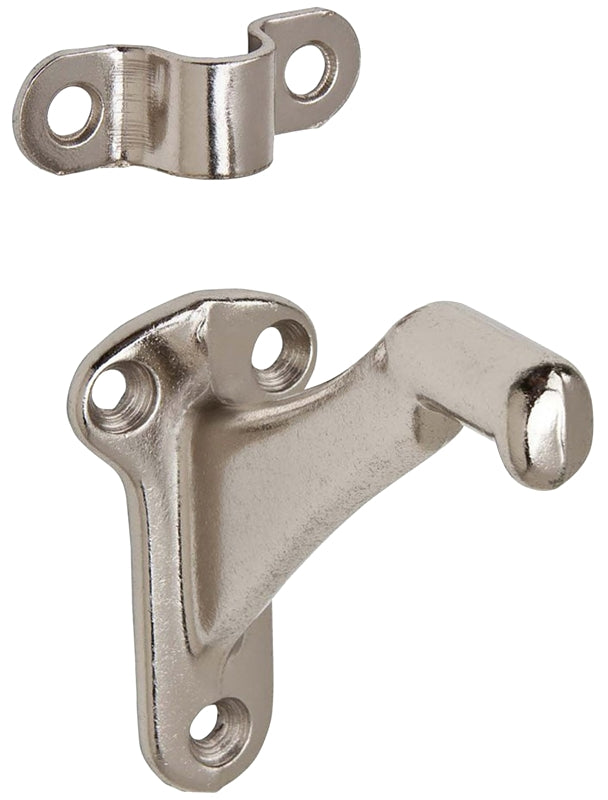Schlage Ives Series 59A14 Handrail Bracket, Aluminum, Polished Nickel