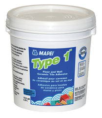Mapei 1040011 Tile Adhesive, Paste, Latex, White, 3.79 L