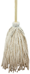 Zephyr ShineUp 11021L Deck Mop, 20 oz Headband, 54 in L, Cotton/Synthetic Mop Head, Metal Handle