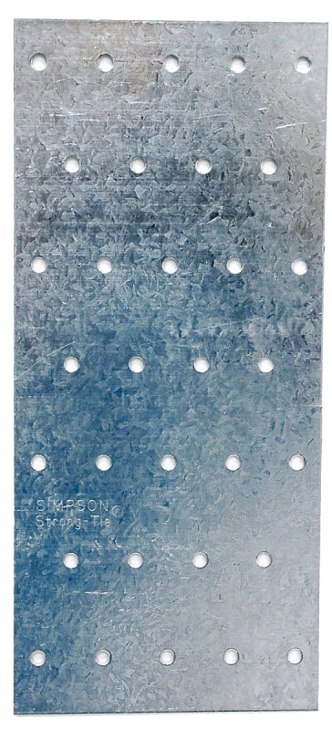 Simpson Strong-Tie TP35 Tie Plate, 5 in L, 3-1/8 in W, 0.035 in Thick, Steel, Galvanized