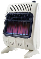 Mr. Heater F299710 Vent-Free Blue Flame Gas Heater, 20 lb Fuel Tank, Propane, 10000 Btu, 250 sq-ft Heating Area