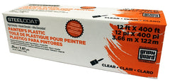 Petoskey Plastics P9941-07 Masking Paper, 400 ft L, 12 ft W, Clear