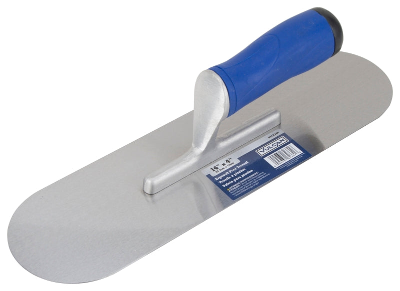 Vulcan 16596-ESH-3L Pool Trowel, 14 in L Blade, HCS Blade, Plastic Handle, 4 in OAW