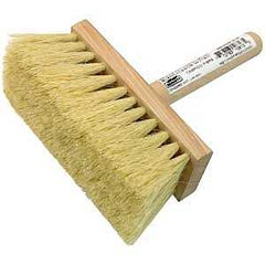 Bennett MEDIUM W W Cleaning Brush, White/Yellow, 3 in W Brush, 6-1/2 in OAL