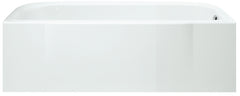 Sterling Accord Series 71141120-0 Bathtub, 34 gal Capacity, 60 in L, 30 in W, 18 in H, Alcove Installation, White