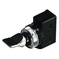 Calterm 40090 Duckbill Switch, 12 V, 20 A, SPST, Off, On, Toggle Actuator, Black