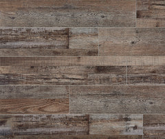 Choice Vinyl Santa Monica Series CVP103S05 Flooring Plank, 48 in L, 7 in W, Beveled Edge, Authentic Wood Pattern, Vinyl