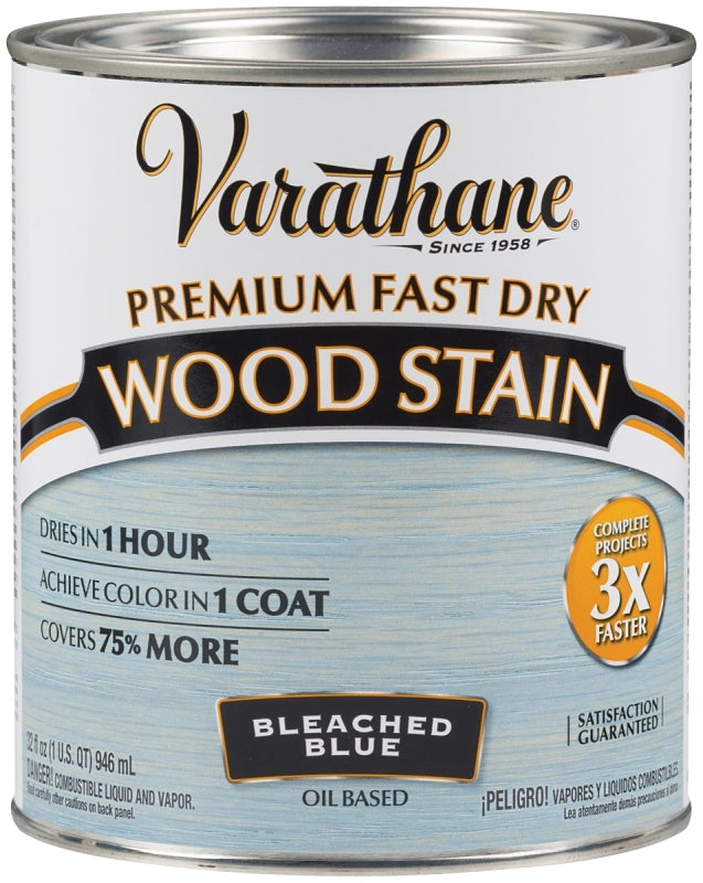 Varathane 297425 Stain, Bleached Blue, Liquid, 1 qt, Can