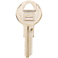 Hy-Ko 11010Y14 Key Blank, Brass, Nickel, For: Yale Cabinet, House Locks and Padlocks, Y14 Key Number