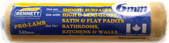 BENNETT PL 607 Paint Roller Refill, 5 mm Thick Nap, 190 mm L, Fabric Cover