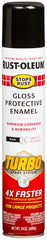Rust-Oleum 334128 Rust Preventative Spray Paint, Gloss, Black, 24 oz, Can