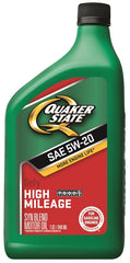Quaker State 550043274 High-Mileage Motor Oil, 5W-20, 1 qt Bottle