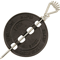 Imperial BM0052-A Damper, 7 in Pipe, Cast Iron, Matte