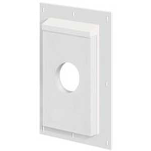 Builders Edge 3SMO815TW Mounting Block, 18-1/4 in L, 11-3/8 in W, Fiber Cement, White