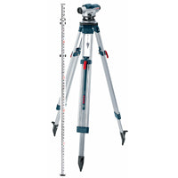 Bosch GOL 26CK Automatic Optical Level Kit, Up to 330 ft Working, 26X Magnification