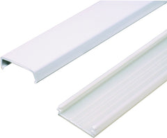 Wiremold NMW NMW1 Raceway Wire Channel, 60 in L, 1-5/16 in W, 1 -Channel, Plastic, White